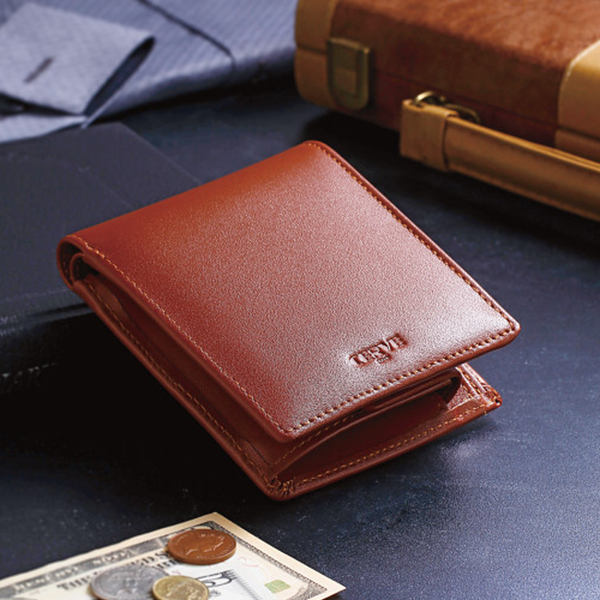 チェルベ　二ツ折財布　　ブラウン