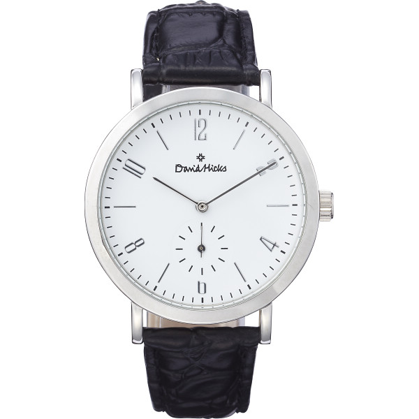 デビッドヒックス　メンズ腕時計　ホワイト文字盤