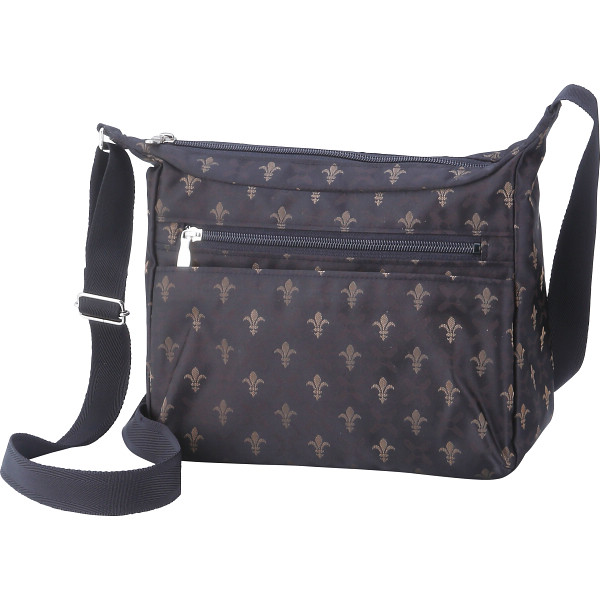 桐生織ショルダー　ブラック