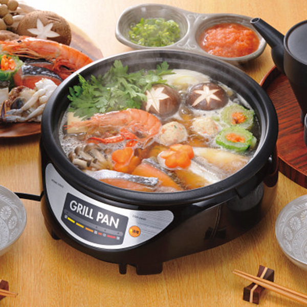 ホームスワン　２４ｃｍ着脱グリルパン