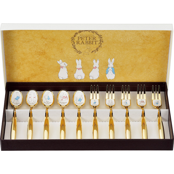 ピーターラビット　七宝カトラリー１０本セット
