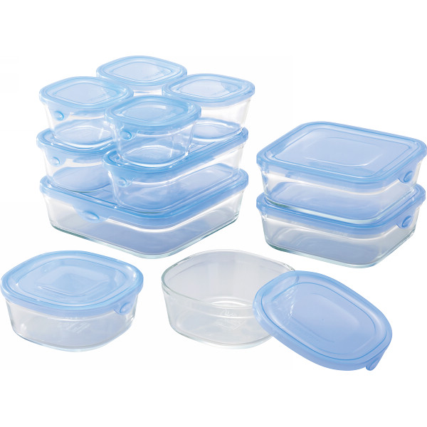 イワキ　パック＆レンジ　デラックスセット　ブルー