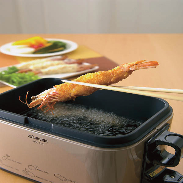 象印　電気フライヤー　メタリックカカオ