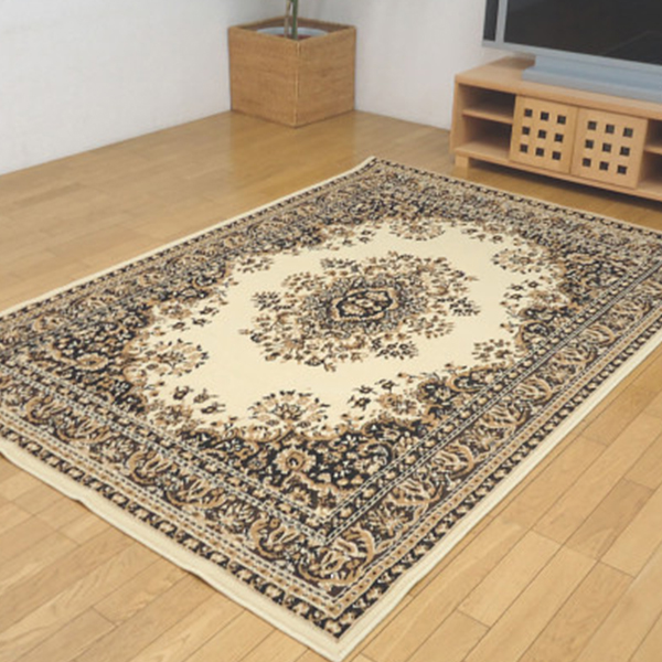 エジプト製ウィルトンラグ（ＦＬ）　アイボリー