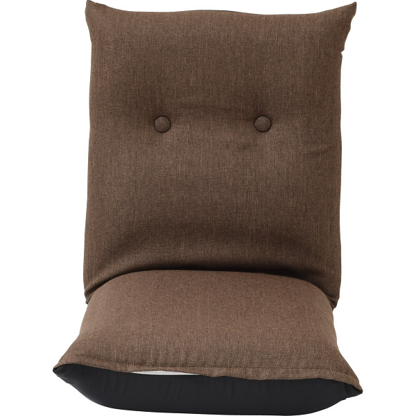 低反発折りたたみ座椅子　ブラウン