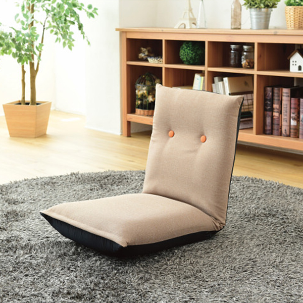 低反発折りたたみ座椅子　ベージュ