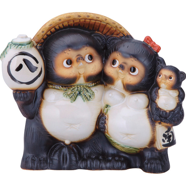 信楽焼　ファミリー狸８号