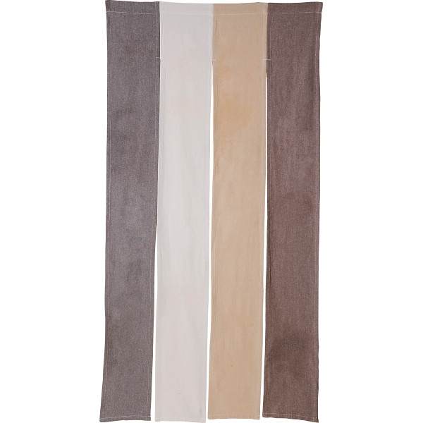 のれん２色セット（マーリン）　ブルー×アイボリー