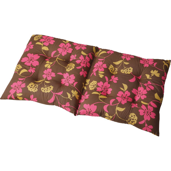 たためる長座ぶとん２枚セット（さくら）　ピンク