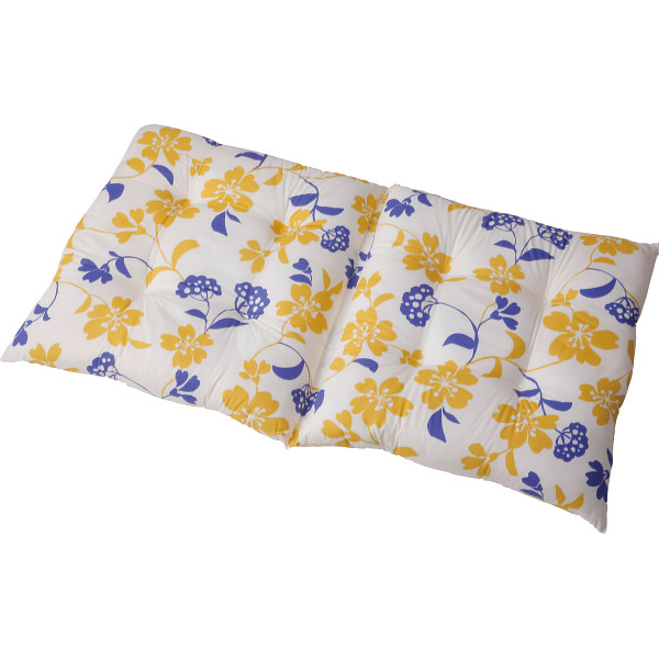 たためる長座ぶとん２枚セット（さくら）　ブルー