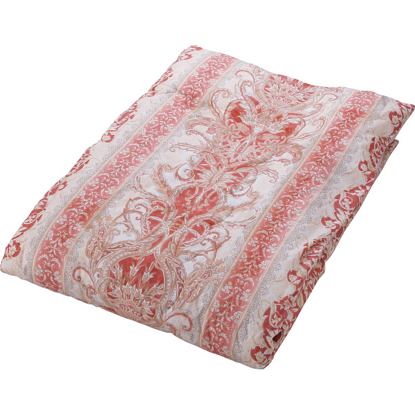 日本製　ウール１０％入り肌掛けふとん　ピンク