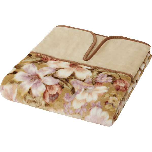 日本製　肩口あったかアクリルニューマイヤー毛布（毛羽部分）