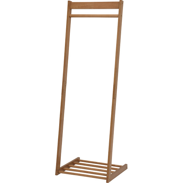 ハンガーラック　ライトブラウン