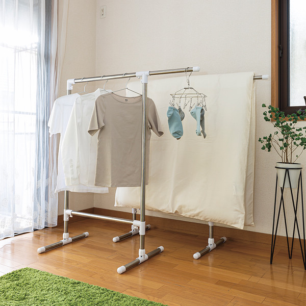 セキスイ　ステンクラ－ふとんほしスリム（２台）