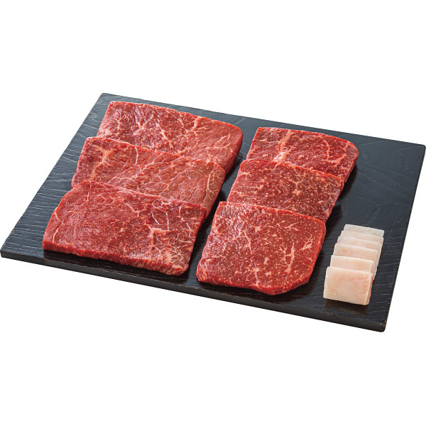 銀座吉澤　九州産黒毛和牛　ミニモモステーキ６枚（計４８０ｇ）