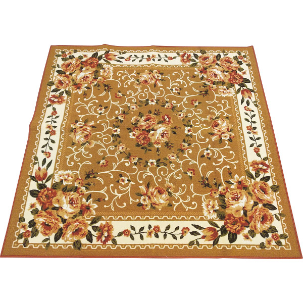 はっ水加工ラグ　ベージュ