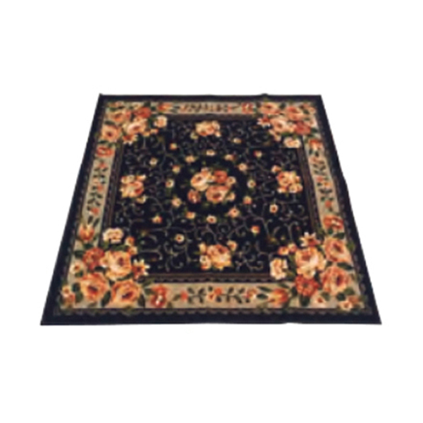 はっ水加工ラグ　ブラウン