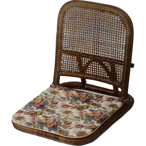 籐折りたたみ式座椅子