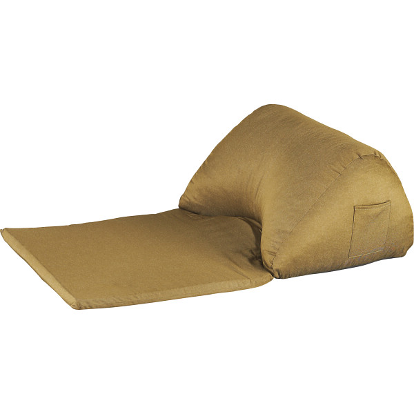 背もたれクッション　カーキ