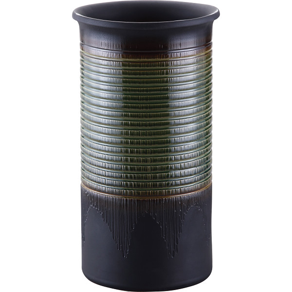 信楽焼　織部傘立