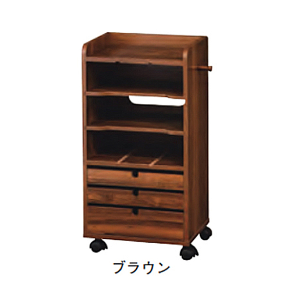 リビングワゴン　ブラウン