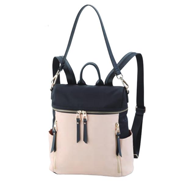 ロレッタルル　軽量３ＷＡＹダブルファスナーリュックバッグ