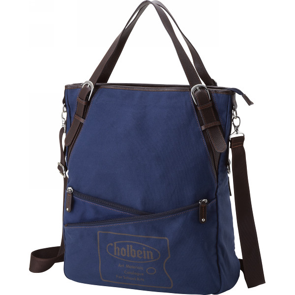 ホルベイン　トートバッグ　ブルー
