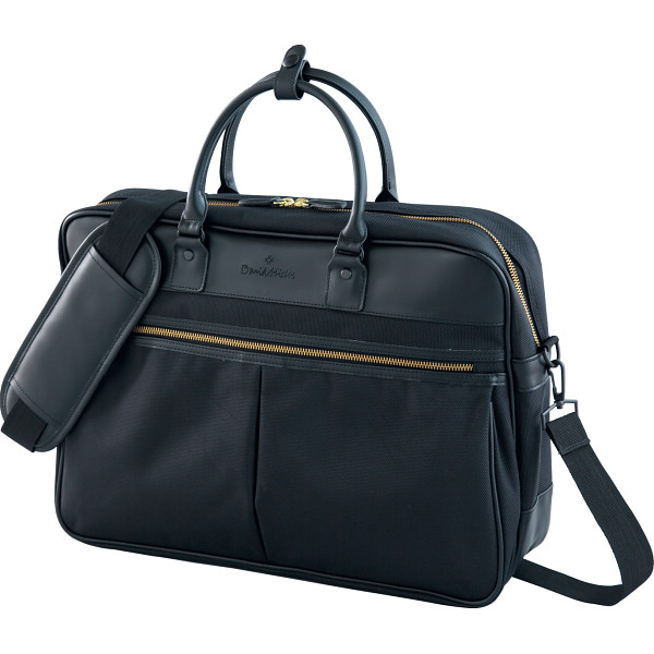 デービッド・ヒックス　ビジネスバッグ＆ベルト　ブラック