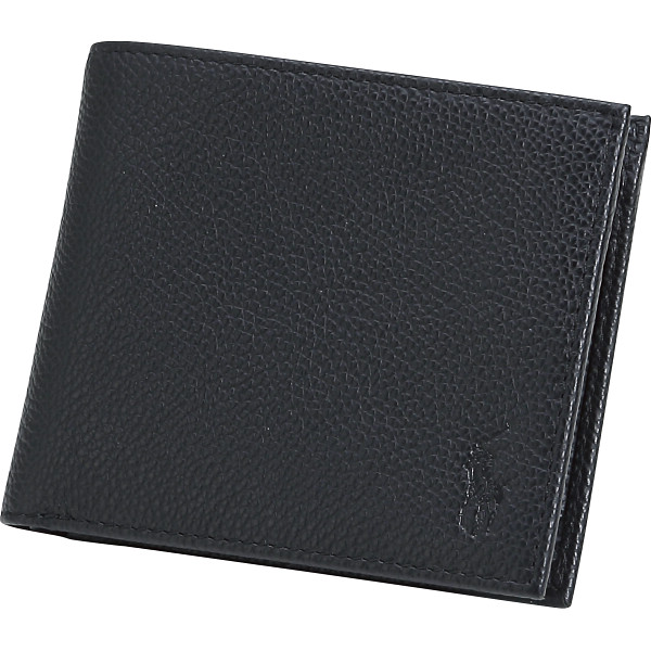 ポロ　ラルフローレン　二つ折り財布　ブラック