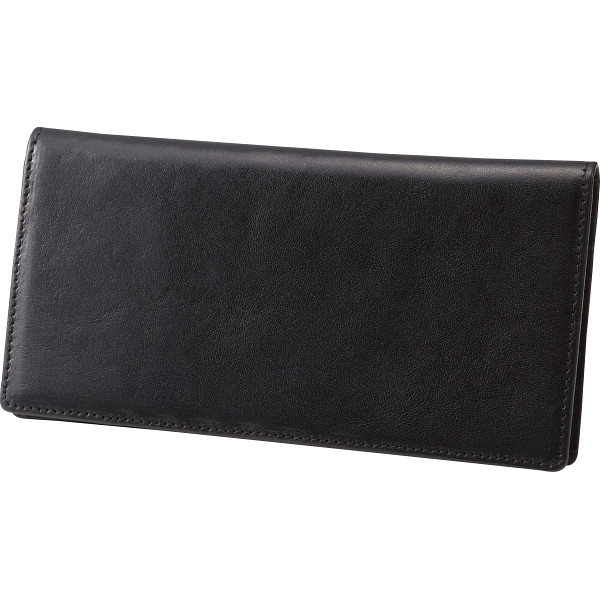 アッシュエル　シンプル長財布　ブラック
