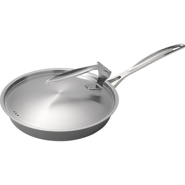 涅　蓋付窒化鉄フライパン（２４ｃｍ）