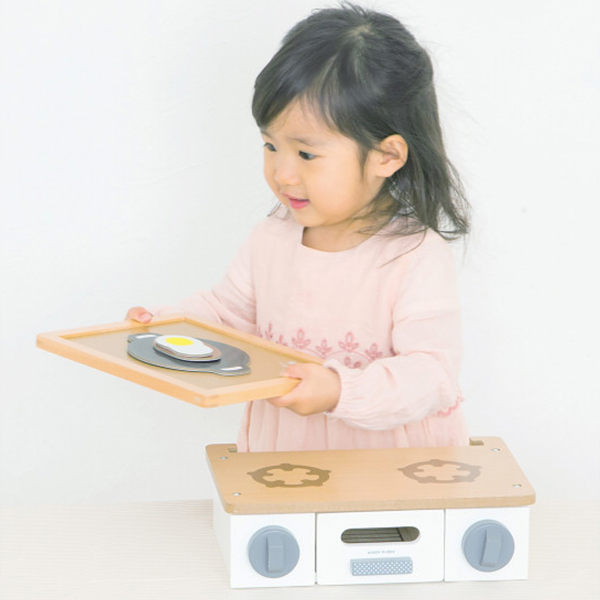 ウッディプッディ　磁石のおままごと　やさいとキッチンセット