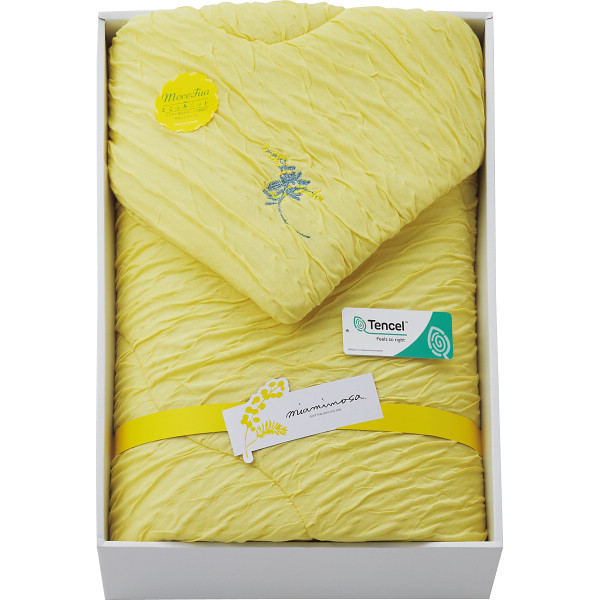 ミアミモザ　もこふあニット肌ふとん　クリーム