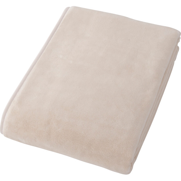 日本製　無染色ふわふわ綿毛布