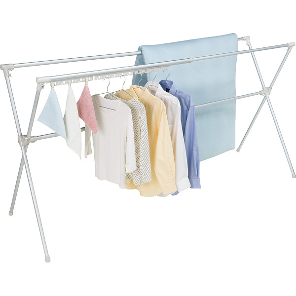 アルミ伸縮式多機能ふとんほし