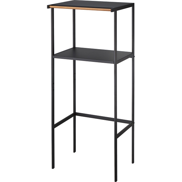 ゴミ箱上ラック　ブラック