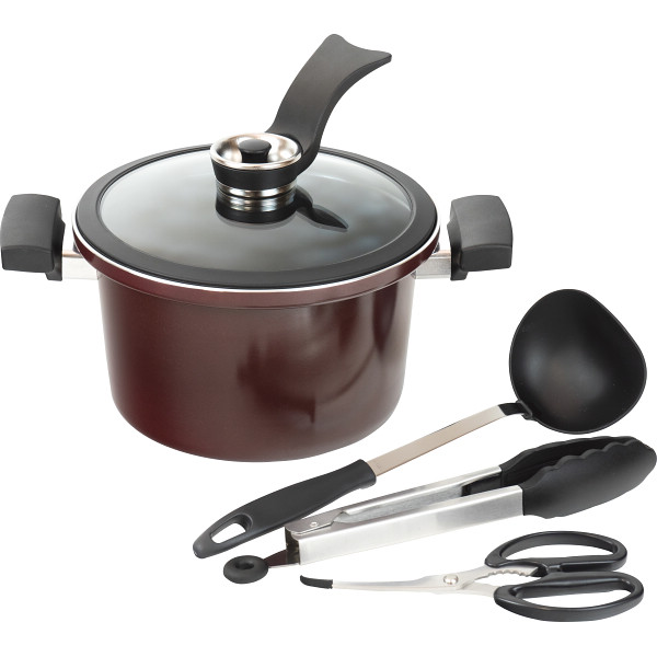 ビストニア　ＩＨ対応真空煮込み鍋（１９ｃｍ）　Ｂセット