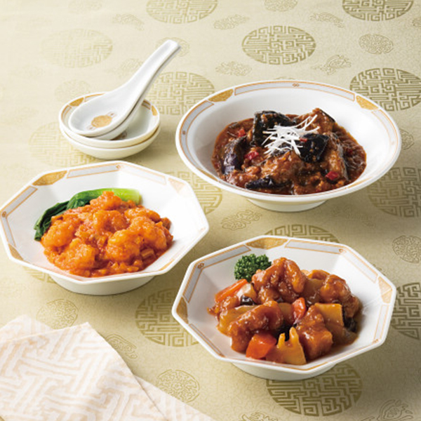 大龍　海老チリ・酢豚・麻婆茄子２４食セット