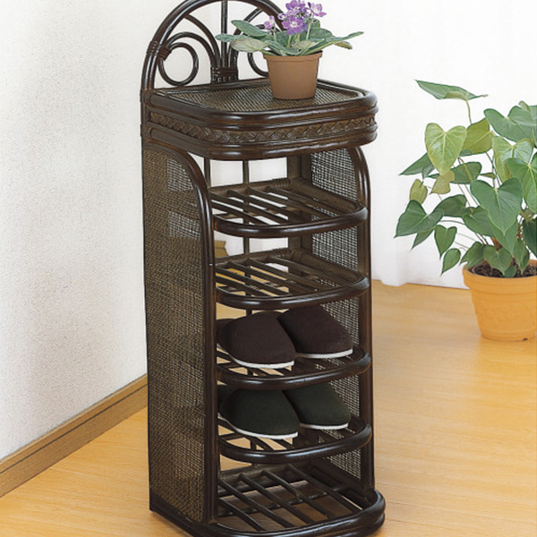 籐スリッパラック