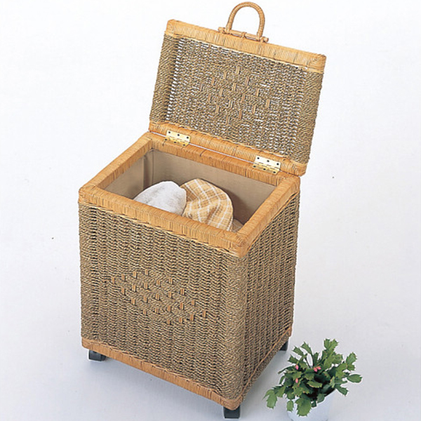 籐ランドリーボックス