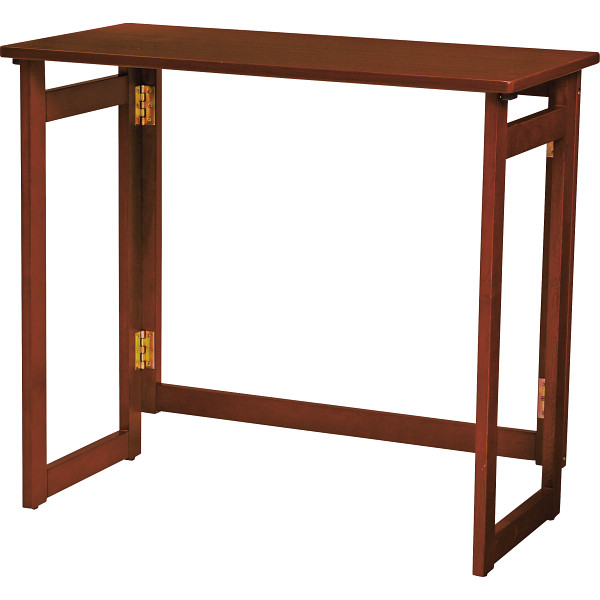 折りたたみデスク　ダークブラウン