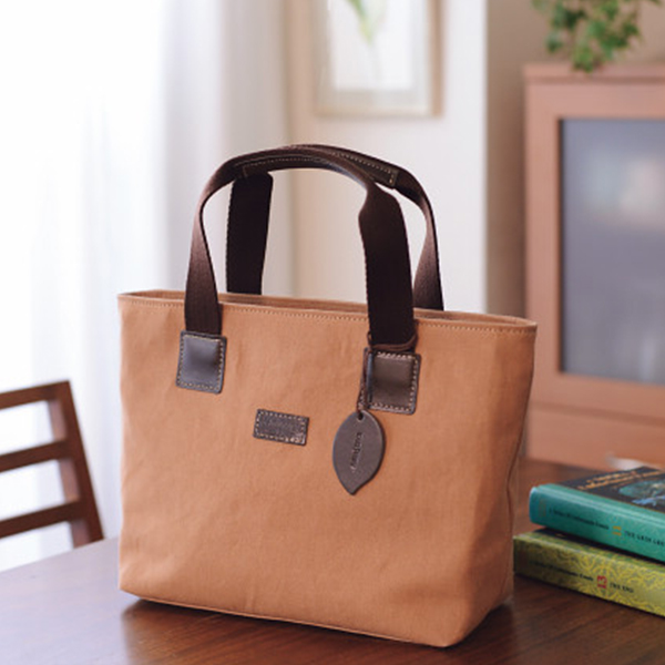 日本製柿渋染め手提バック