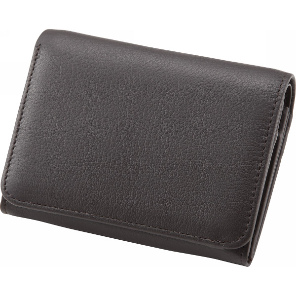 ジョセフエロール　ディアスキン　二つ折り財布　チョコ