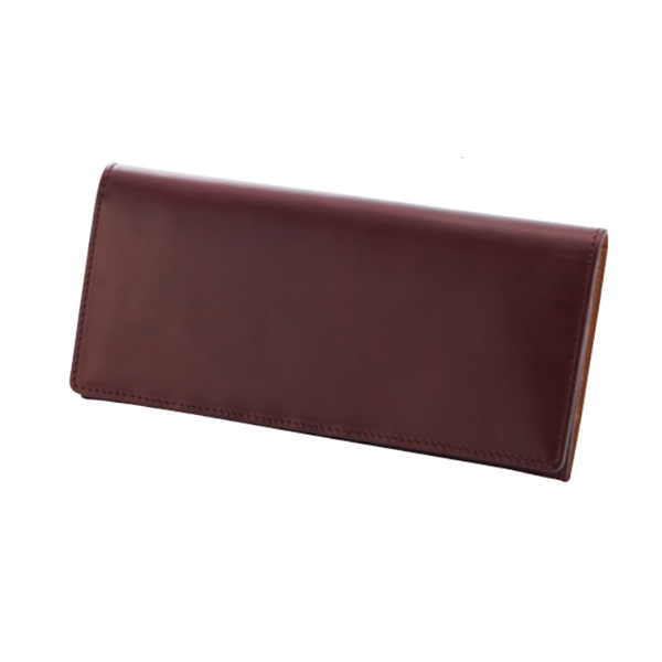 ジョセフエロール　栃木レザー長財布　ワイン