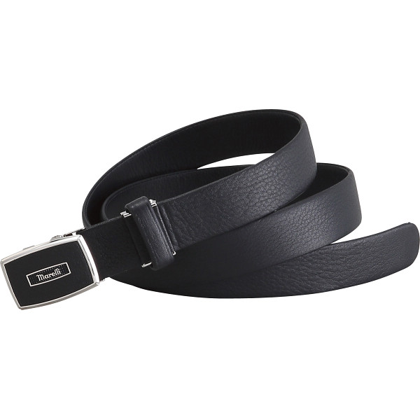 マレリー　鹿革ベルト　ブラック