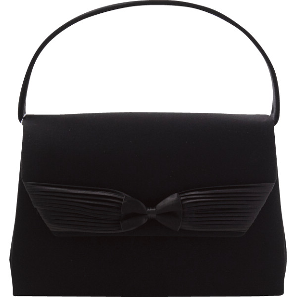 リボンフォーマルバッグ　ブラック
