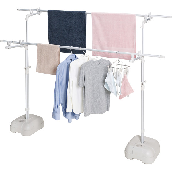 アルミものほし台ブロ－台付