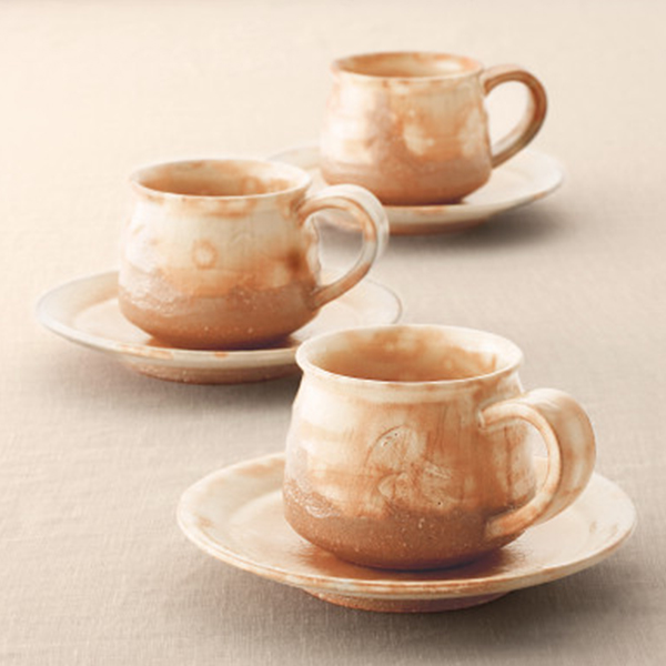 萩焼　彩土　珈琲セット