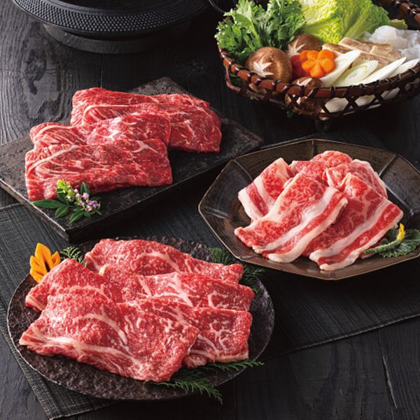 青葉牛すき焼味くらべ（３種）（計１．３ｋｇ）