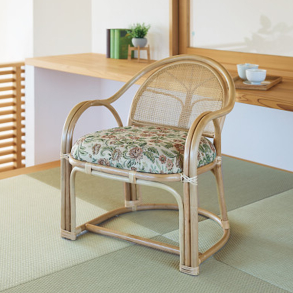 籐座椅子ハイタイプ